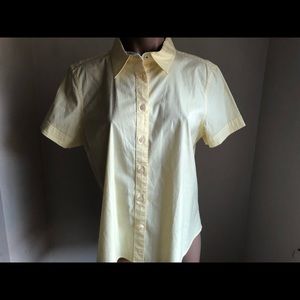 Tommy Hilfiger Pastel Yellow Button Down